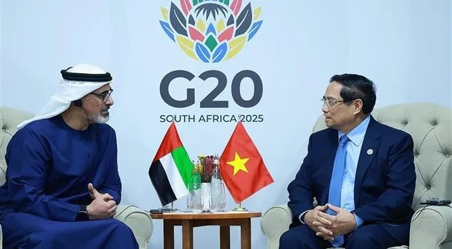 PM meets with foreign leaders, representatives of international organisations in South Africa