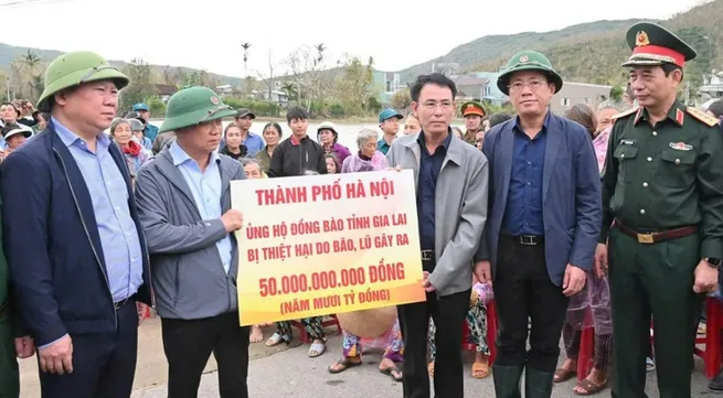Hanoi allocates extra 200 billion VND to aid Gia Lai flood recovery