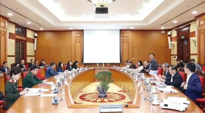 Subcommittee reviews preparations for 14th National Party Congress