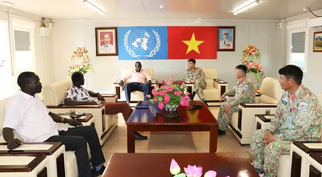 Abyei local authorities acknowledge Vietnamese peacekeepers’ contributions
