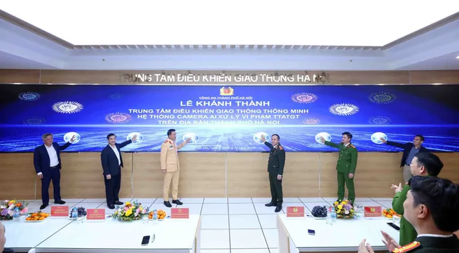Hanoi officially launches smart traffic control centre