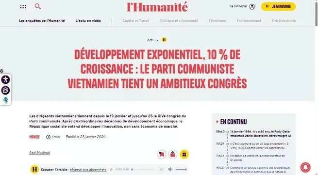 International media highlight success of the 14th National Party Congress