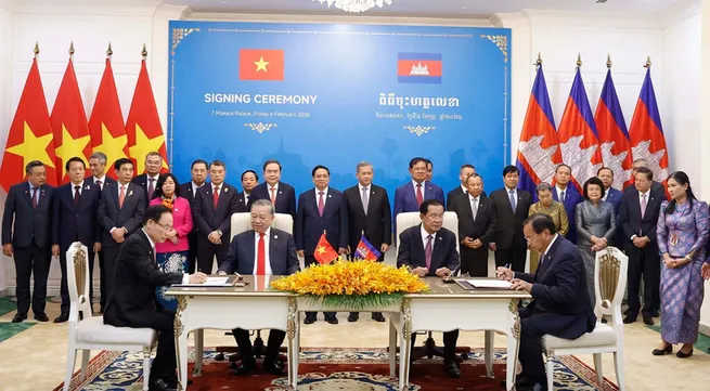 Joint statement on occasion of Vietnamese Party chief's state visit to Cambodia