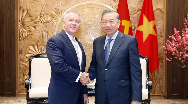 Party chief receives US Assistant Secretary of State