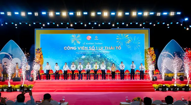 New civic heart in urban core: No.1 Ly Thai To Park officially opens in Ho Chi Minh City