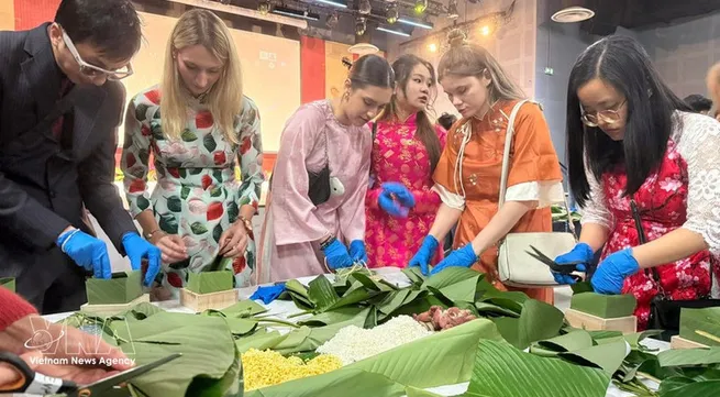 Spring fair brings Vietnamese Tet spirit to France