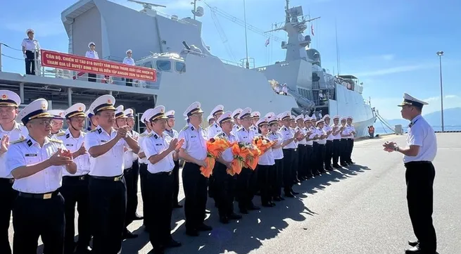 Naval Ship 016 – Quang Trung departs for Australia for Kakadu 2026