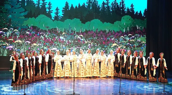 Omsk Russian folk choir performs in Ho Chi Minh City
