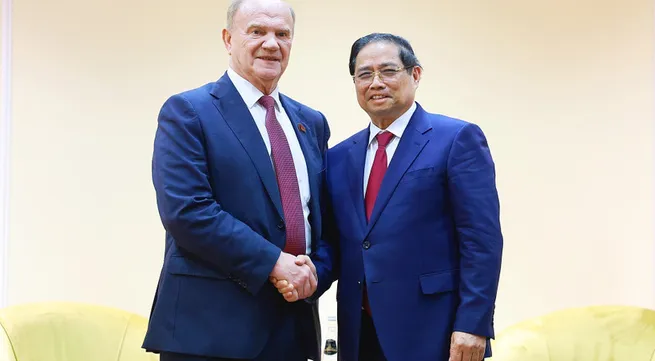 Prime Minister receives Russian Communist Party leaders in Moscow