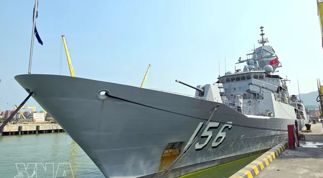Australian navy ship visits Da Nang