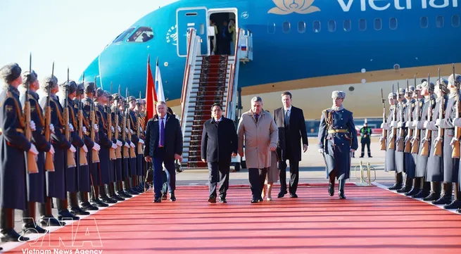 Prime Minister Pham Minh Chinh begins official visit to Russia