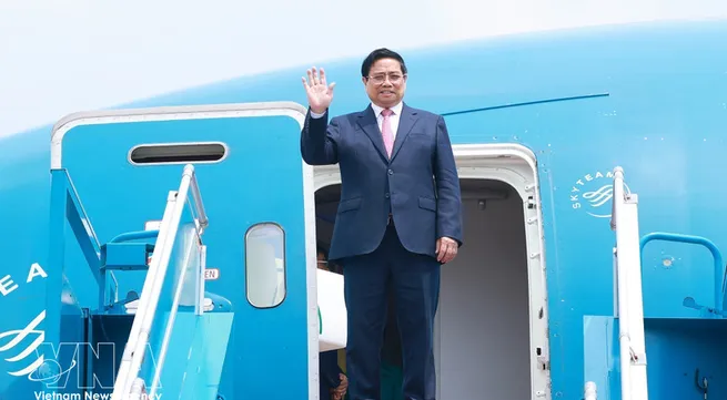 Prime Minister Pham Minh Chinh leaves for official visit to Russia