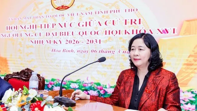 Front leader meets voters in Phu Tho