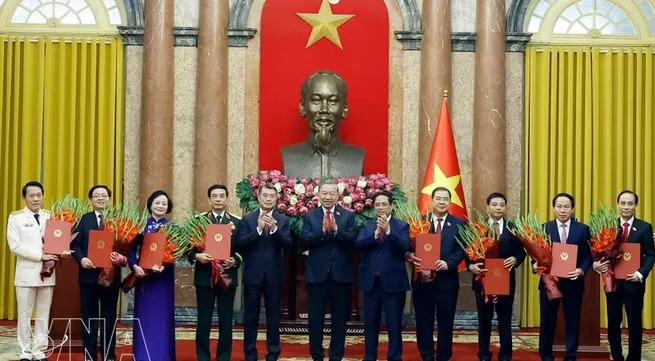 Congratulations flow in for newly elected Vietnamese leaders
