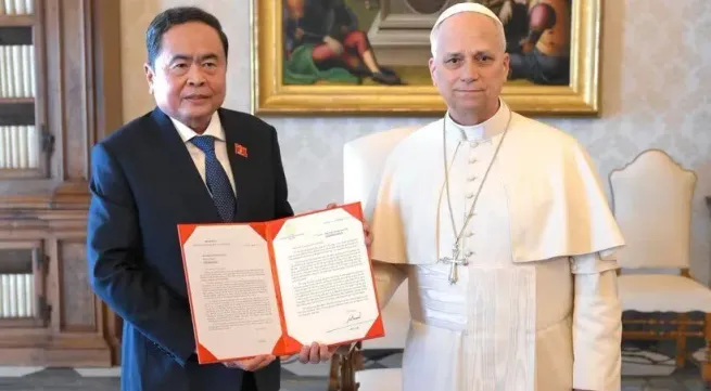 NA Chairman meets Pope Leo XIV at the Vatican