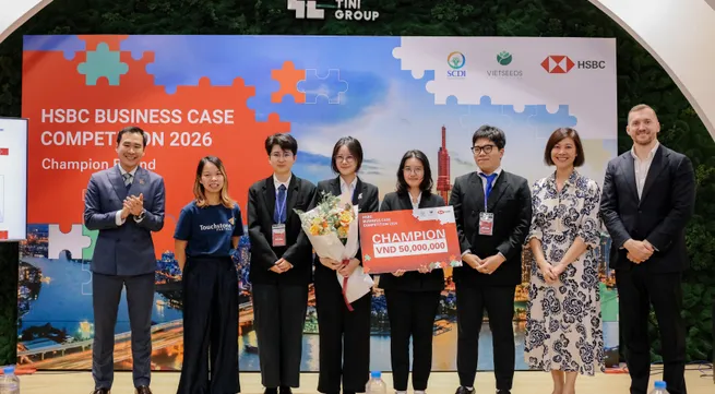 Foreign Trade University Hanoi Students Win HSBC Business Case Competition 2026 with Global K-pop Growth Strategy