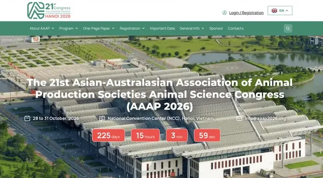Vietnam to host 21st AAAP animal science congress