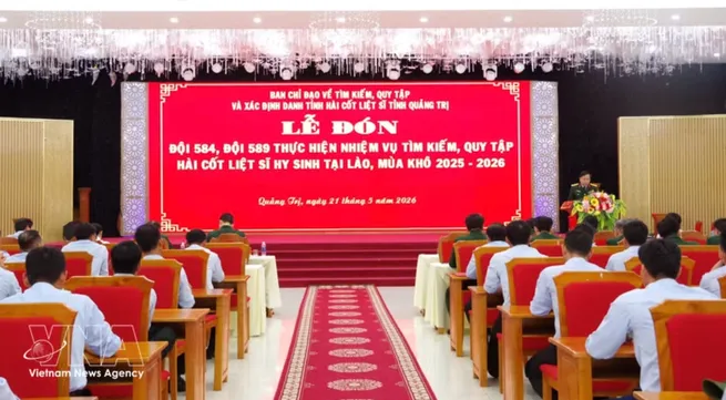 Vietnam recovers 28 sets of martyrs' remains from Laos during 2025–2026 dry season