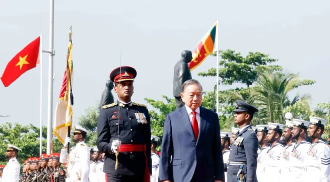 Vietnam’s top leader concludes successful state visit to Sri Lanka
