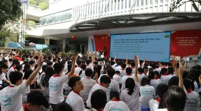 Anti-smoking event urges youth to reject tobacco, e-cigarettes