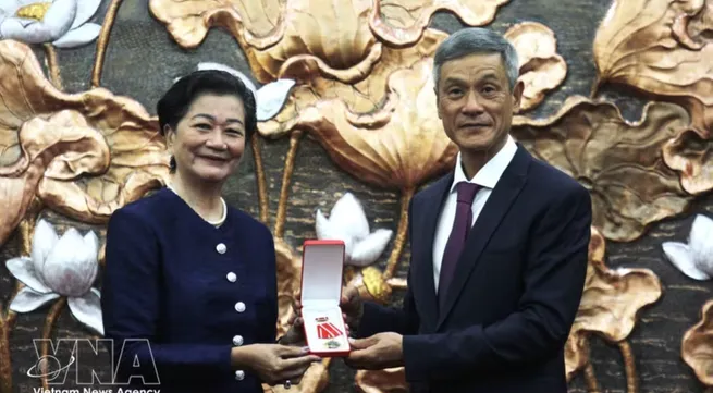 Former Cambodian Ambassador to Vietnam awarded Friendship Order