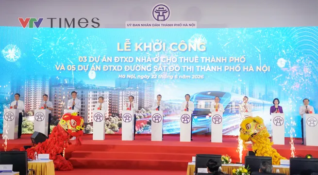 PM attends ground-breaking ceremony of Hanoi’s rental housing, metro line projects