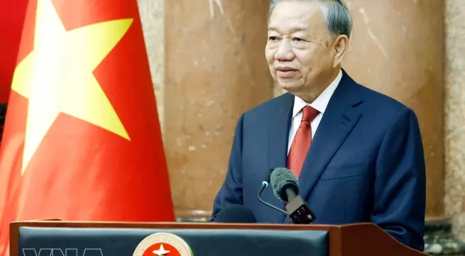 Top leader calls for building ecological civilisation, green Vietnam, and peaceful, sustainable ocean
