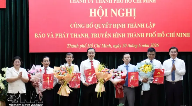 Ho Chi Minh City establishes new press and broadcasting agency