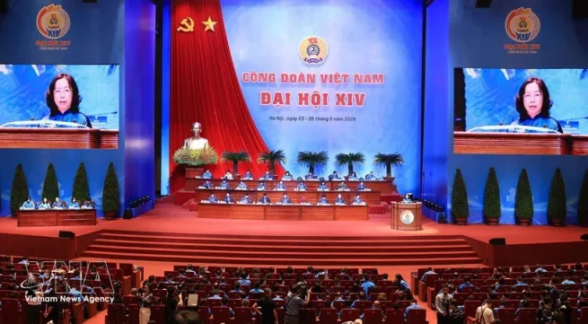 Grand opening of 14th Vietnam Trade Union Congress for 2026–2031 term