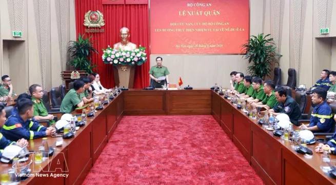 Vietnam's Ministry of Public Security deploys rescue team to Venezuela