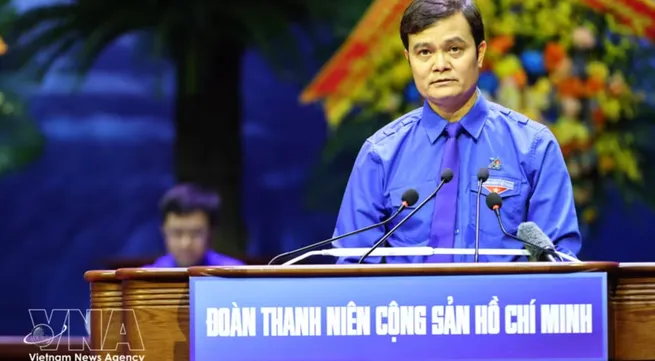 Bui Quang Huy re-elected First Secretary of 13th HCYU Central Committee