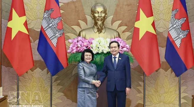 Top Vietnamese, Cambodian legislators reaffirm commitment to deepening bilateral ties