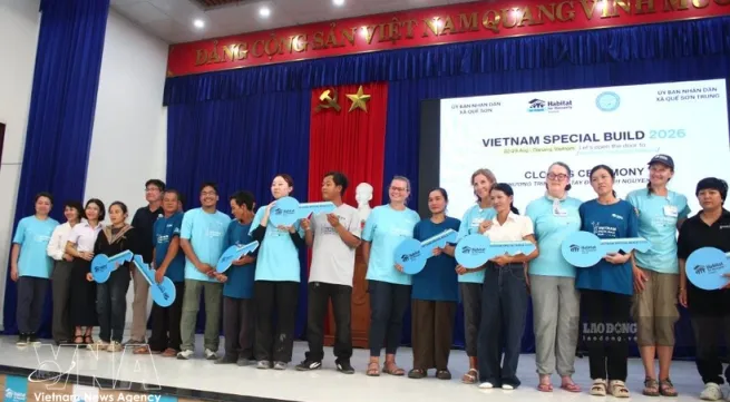 Nine disaster-resilient homes handed over under Vietnam Special Build 2026