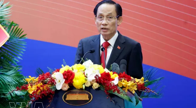 Top leader attends opening of 33rd Diplomatic Conference