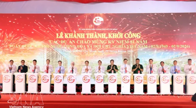 Major projects launched, inaugurated nationwide ahead of National Day