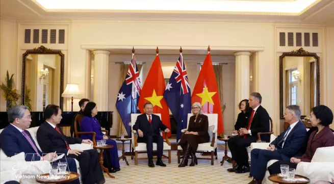 Top Vietnamese leader meets with Australian Governor-General