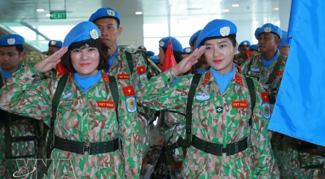 Engineering Unit Rotation 5 departs for peacekeeping missions at UNISFA