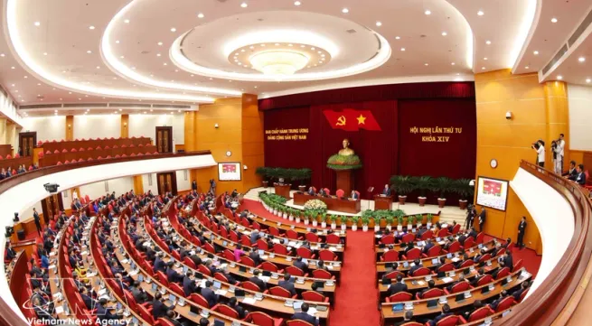 First working day of Party Central Committee's fourth plenum