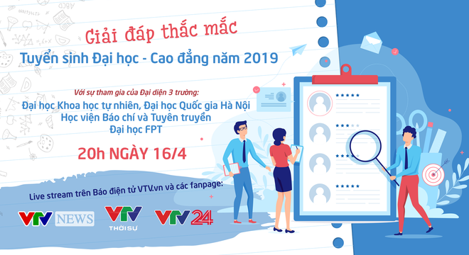 GLTT Giải đáp công tác tuyển sinh trường Đại học Quốc gia Hà Nội, Học viện Báo chí và tuyên truyền và Đại học FPT