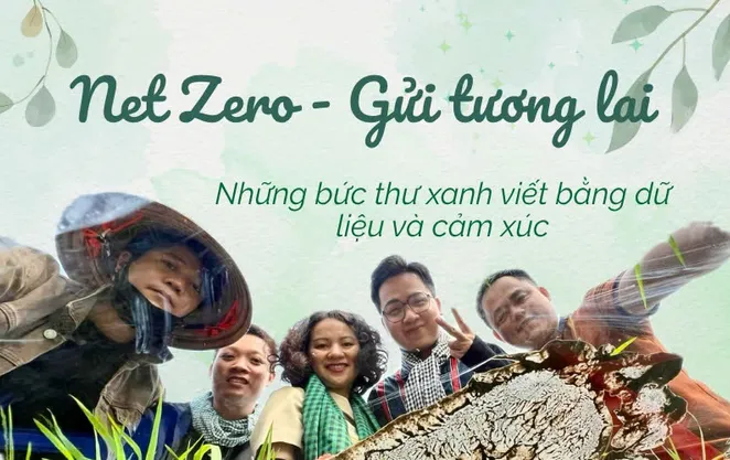 Net Zero - Gửi tương lai: Những bức thư xanh viết bằng dữ liệu và cảm xúc
