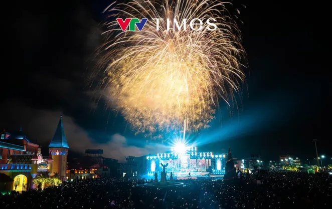 Mãn nhãn với màn pháo hoa chào đón năm mới 2026 tại Nghệ An