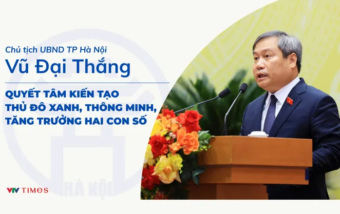 Chủ tịch UBND TP Hà Nội Vũ Đại Thắng: Quyết tâm kiến tạo Thủ đô xanh, thông minh, tăng trưởng hai con số