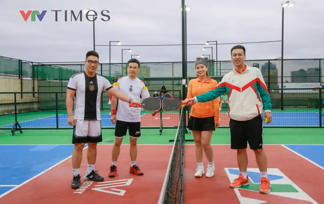 Giao lưu chia sẻ kinh nghiệm luyện tập bộ môn pickleball tại VTV