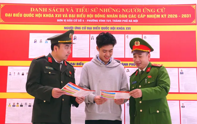 Công an Hà Nội sẵn sàng cho ngày hội non sông