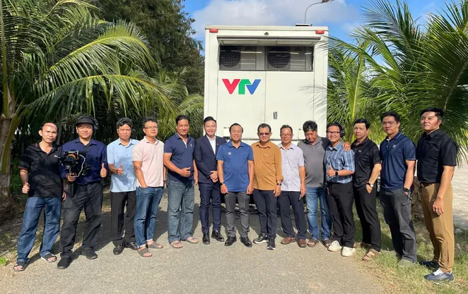 Hậu trường điểm cầu cực Nam Tổ quốc của chương trình bầu cử "Ngày hội non sông"