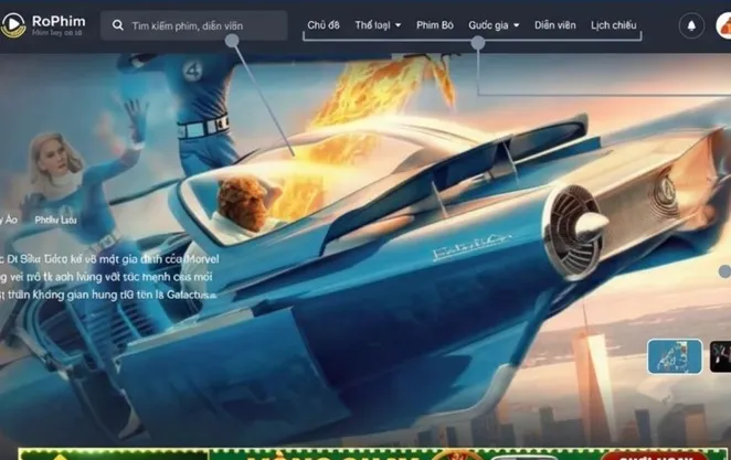 Hơn 103 triệu lượt truy cập web phim lậu "Rổ phim", nhiều thứ 19 Việt Nam