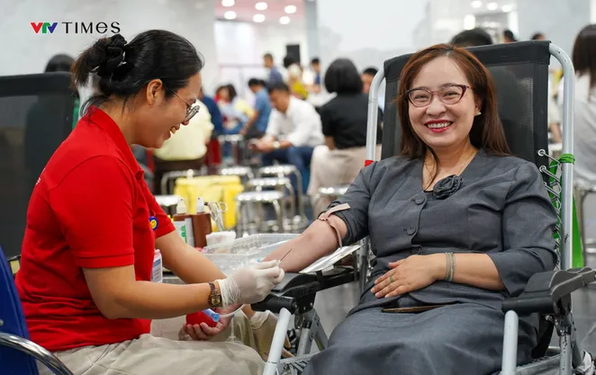 Hiến máu nhân đạo lan tỏa tinh thần sẻ chia tại VTV