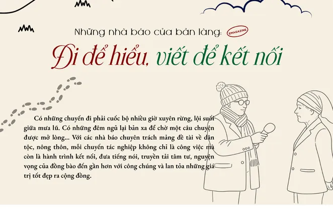 Những nhà báo của bản làng: Đi để hiểu, viết để kết nối