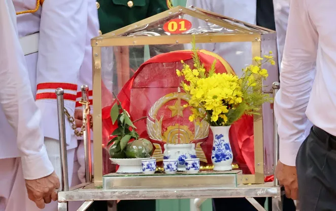 Quy tập 7 hài cốt tại Công viên Lê Thị Riêng, bước đầu xác định danh tính 1 liệt sĩ