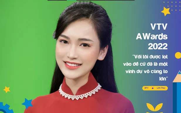BTV Linh Thủy: "Được đề cử Biên tập viên ấn tượng là niềm vinh dự vô cùng to lớn"